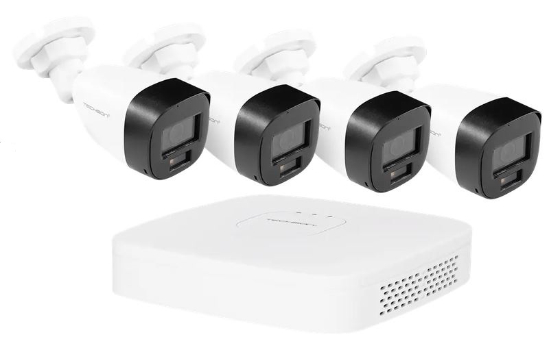 4cs.+2 IP anal�g HD Techson Home Base DVR, +4db 2MP cs�kamera